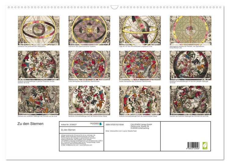 Produktbild: Zu den Sternen (Wandkalender 2026 DIN A2 quer), CALVENDO Monatskalender