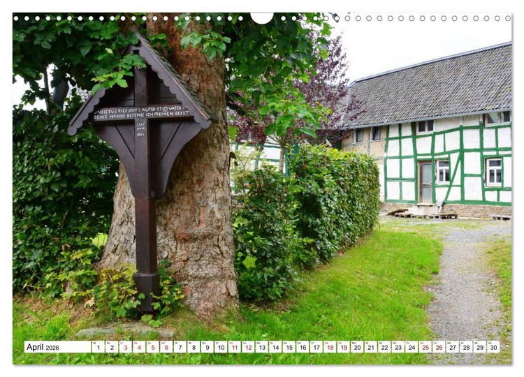 Produktbild: Kreuze und Kruzifixe rund um Simmerath in der Eifel (Wandkalender 2026 DIN A3 quer), CALVENDO Monatskalender