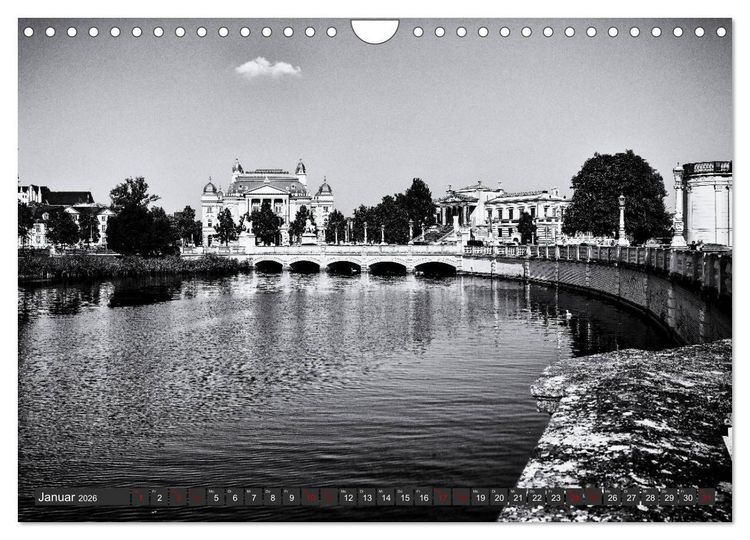 Produktbild: Ein Blick auf Schwerin (Wandkalender 2026 DIN A4 quer), CALVENDO Monatskalender