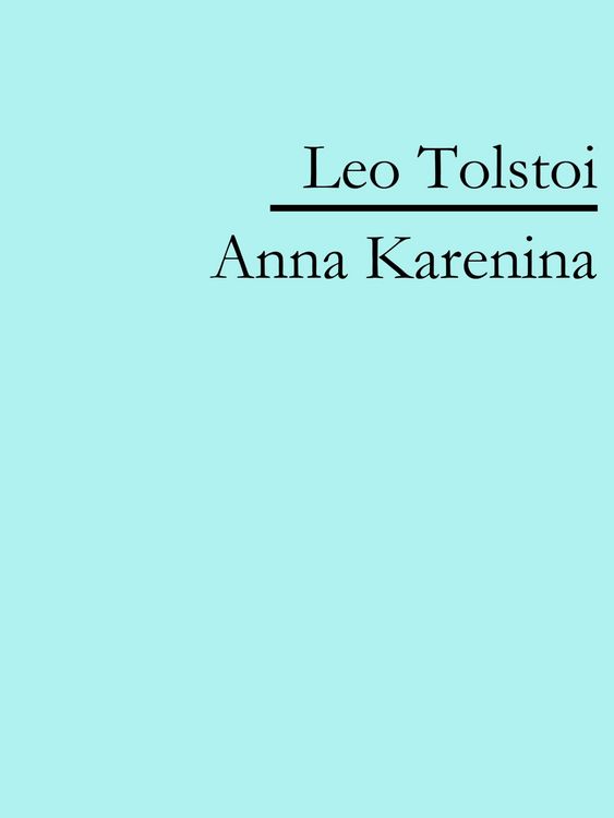 Produktbild: Anna Karenina