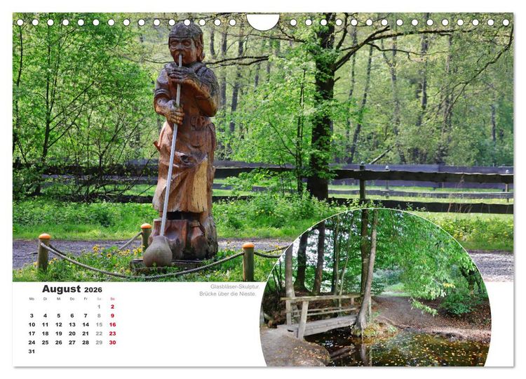Produktbild: Der Grimmsteig (Wandkalender 2026 DIN A4 quer), CALVENDO Monatskalender