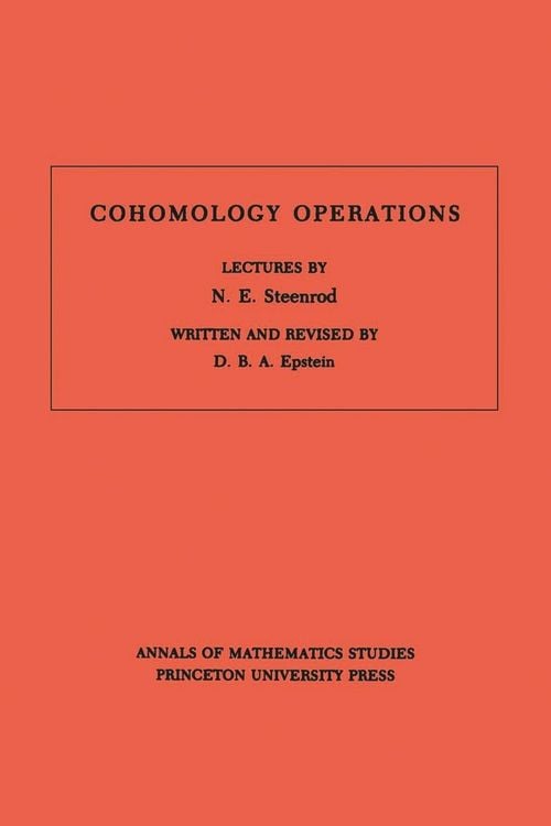 Produktbild: Cohomology Operations (AM-50), Volume 50