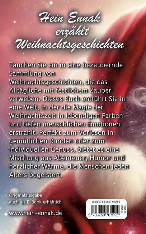 Produktbild: Hein Ennak erz&auml;hlt Weihnachtsgeschichten