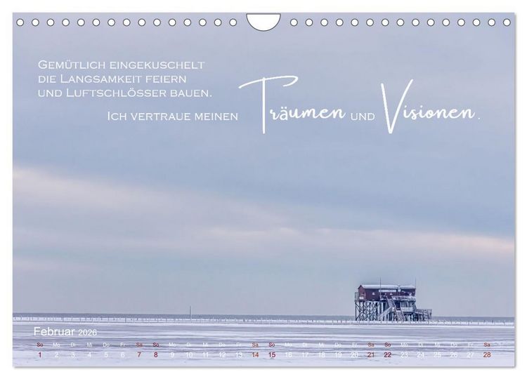Produktbild: Vertraue! (Wandkalender 2026 DIN A4 quer), CALVENDO Monatskalender