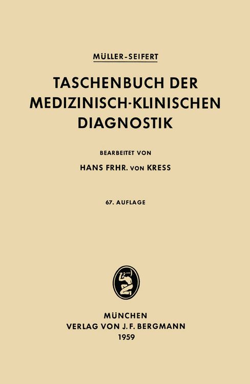 Produktbild: Taschenbuch der Medizinisch-Klinischen Diagnostik