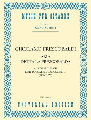 Produktbild: Frescobaldi, G: Aria detta la Frescobalda