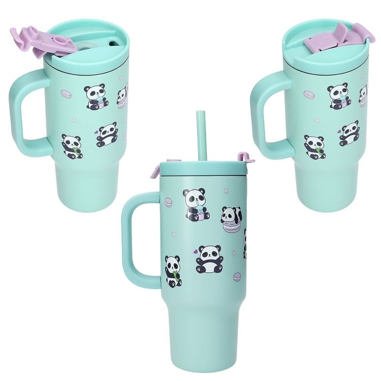 PENFection To Go Becher mit Strohhalm PANDA kaufen