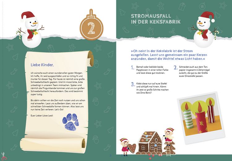 Produktbild: Kita-to-Go: Leolis bunter Adventskalender &ndash; Vorweihnachtliche Spiel-, Bastel- und Geschenkideen