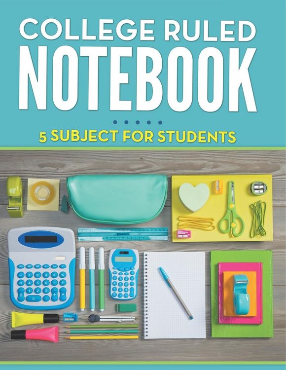 Produktbild: College Ruled Notebook - 5 Subject For Students