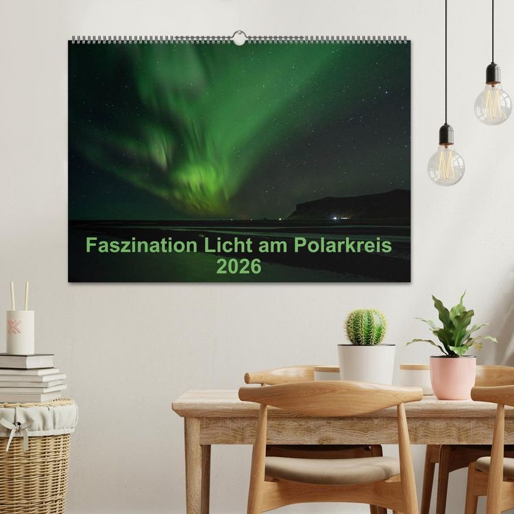 Produktbild: Faszination Licht am Polarkreis (Wandkalender 2026 DIN A2 quer), CALVENDO Monatskalender