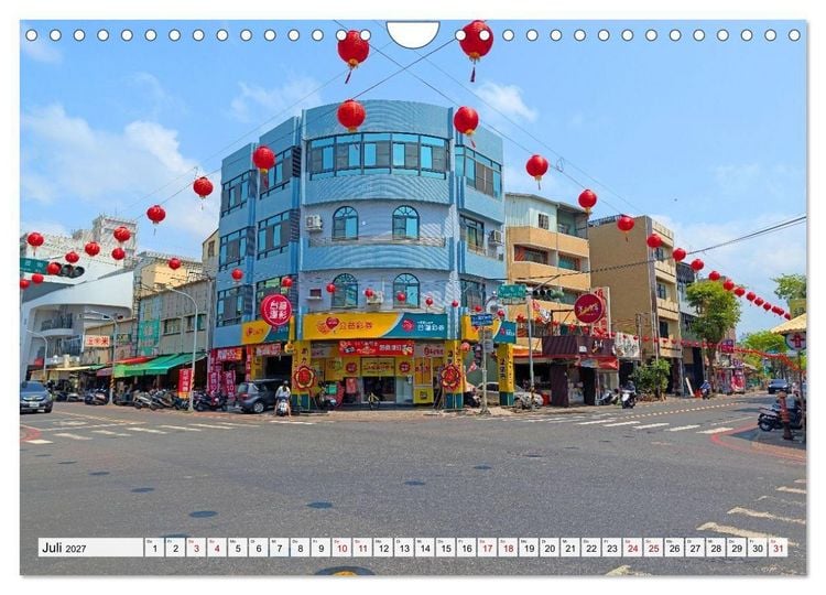 Produktbild: Taiwan &ndash; Entdeckungsreise durch eine verborgene Perle (Wandkalender 2027 DIN A4 quer), CALVENDO Monatskalender