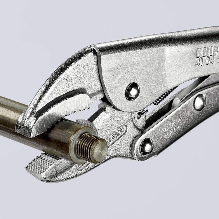 Produktbild: Knipex 41 04 250 Gripzange Halbrund 0 - 40mm 250mm