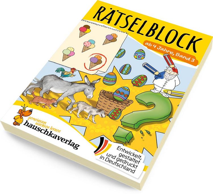 Produktbild: R&auml;tselblock ab 4 Jahre - Band 3