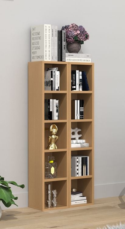 Produktbild: Holz CD DVD Stand Aufbewahrung Deko Regal Megosa S
