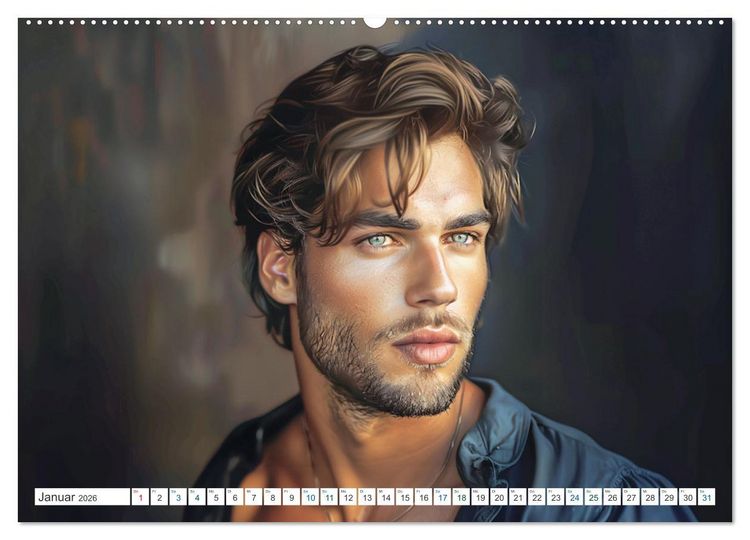 Produktbild: Sinnlicher Blick (Wandkalender 2026 DIN A2 quer), CALVENDO Monatskalender