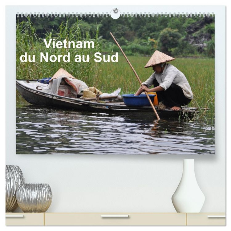 Produktbild: Vietnam du Nord au Sud (Calendrier mural 2026 DIN A2 vertical) calendrier de bureau