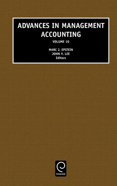 Produktbild: Advances in Management Accounting