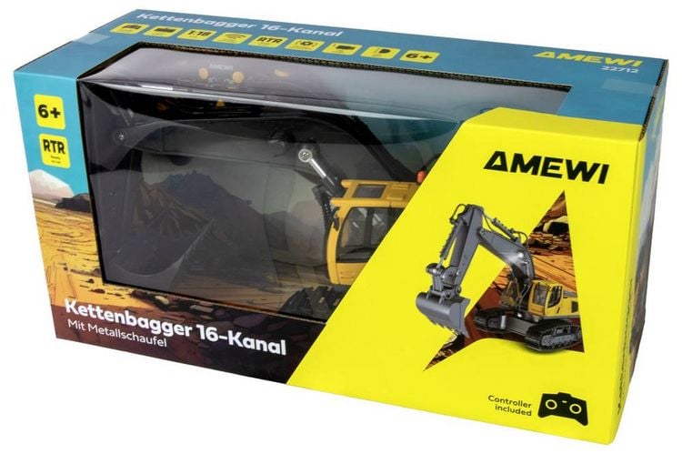 Produktbild: Amewi 22712 1:18 Elektro Baufahrzeug RtR