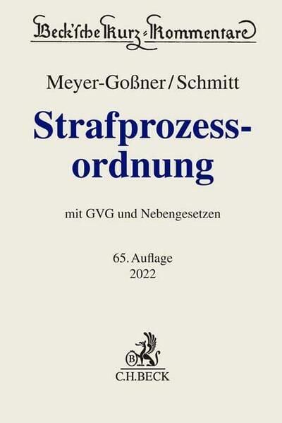 Produktbild: Strafprozessordnung