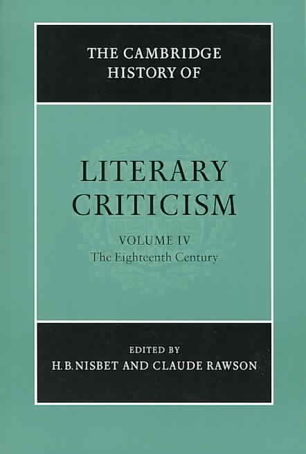 Produktbild: The Cambridge History of Literary Criticism