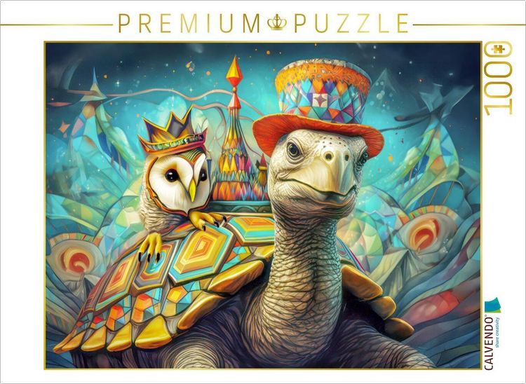 Produktbild: CALVENDO Puzzle Zirkusfantasien | 1000 Teile Lege-Gr&ouml;&szlig;e 64x48cm Foto-Puzzle f&uuml;r gl&uuml;ckliche Stunden