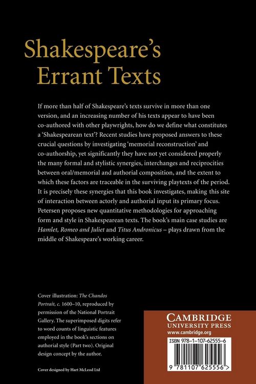 Produktbild: Shakespeare's Errant Texts