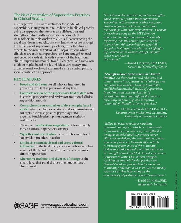 Produktbild: Strengths-Based Supervision in Clinical Practice