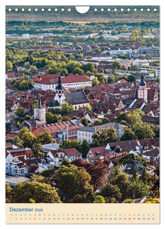 Produktbild: ETTLINGEN (Wandkalender 2026 DIN A4 hoch), CALVENDO Monatskalender