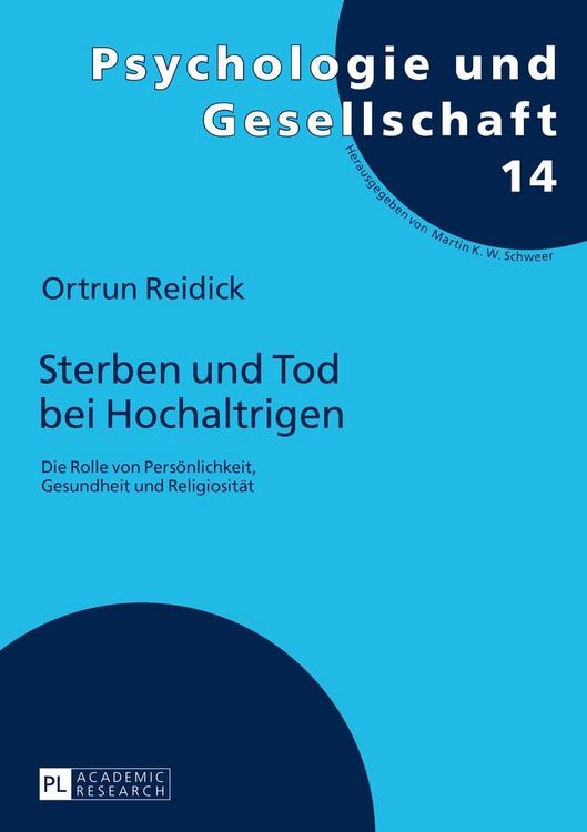 Produktbild: Sterben und Tod bei Hochaltrigen