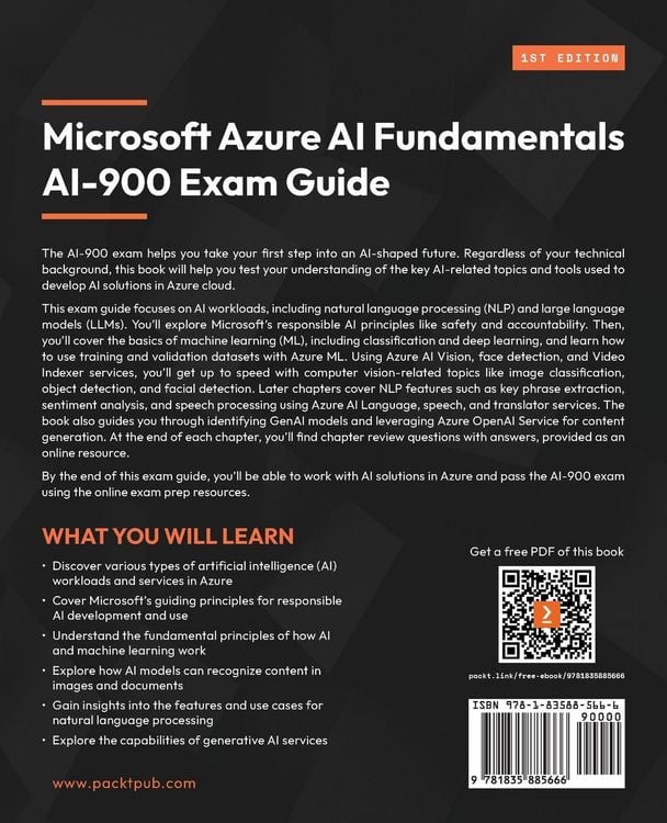 Produktbild: Microsoft Azure AI Fundamentals AI-900 Exam Guide