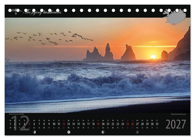 Produktbild: Island Blickwinkel 2027 (Tischkalender 2027 DIN A5 quer), CALVENDO Monatskalender