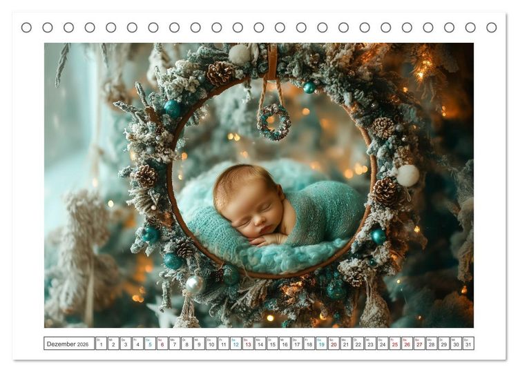 Produktbild: Babyzauber (Tischkalender 2026 DIN A5 quer), CALVENDO Monatskalender