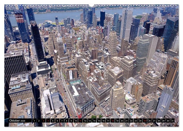 Produktbild: New York - 4 Tage unterwegs im Big Apple (hochwertiger Premium Wandkalender 2026 DIN A2 quer), Kunstdruck in Hochglanz
