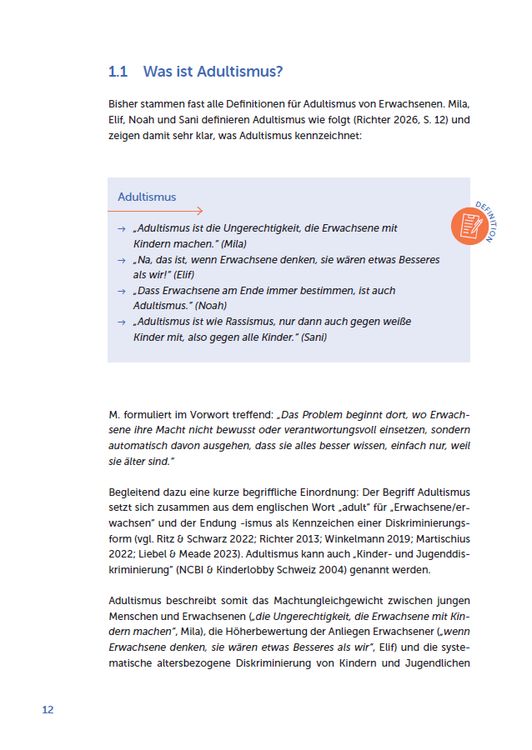 Produktbild: Adultismus wahrnehmen, reflektieren, abbauen