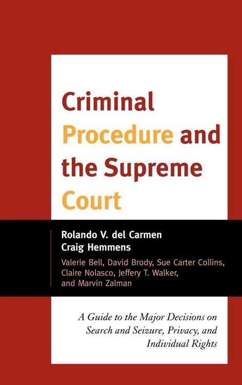 Produktbild: Criminal Procedure and the Supreme Court