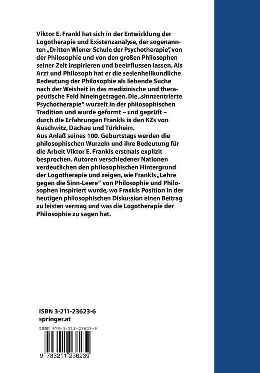 Produktbild: Viktor Frankl und die Philosophie