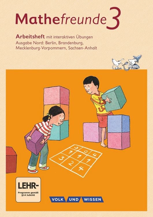 Produktbild: Mathefreunde 3. Schuljahr - Nord - Arbeitsheft mit interaktiven Übungen auf scook.de