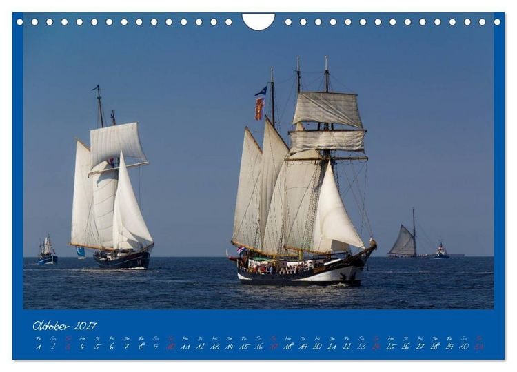 Produktbild: Unter Segeln (Wandkalender 2027 DIN A4 quer), CALVENDO Monatskalender