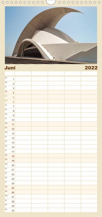 Produktbild: Familienplaner Teneriffa - Inmitten des Atlantischen Archipels (Wandkalender 2022 , 21 cm x 45 cm, hoch)
