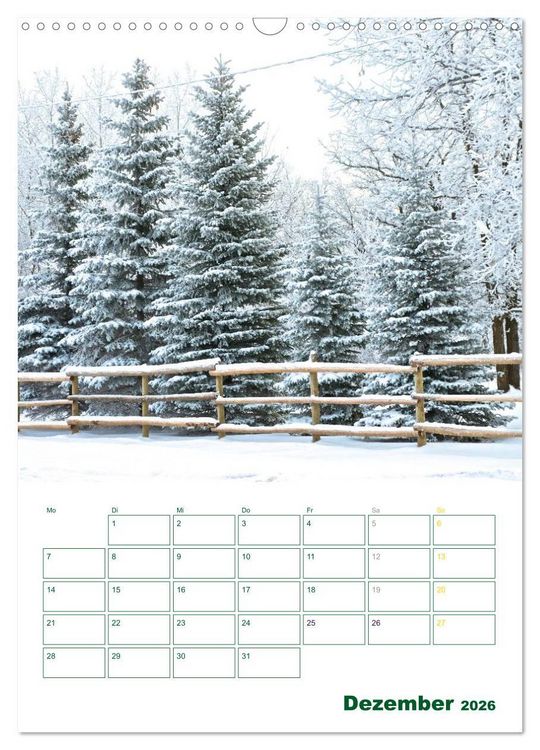 Produktbild: Wald- und Wiesenkalender 2026 Planer (Wandkalender 2026 DIN A3 hoch), CALVENDO Monatskalender