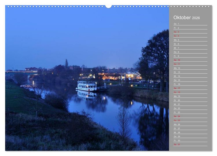 Produktbild: Ansichten meiner Stadt - Verden / Aller (hochwertiger Premium Wandkalender 2026 DIN A2 quer), Kunstdruck in Hochglanz