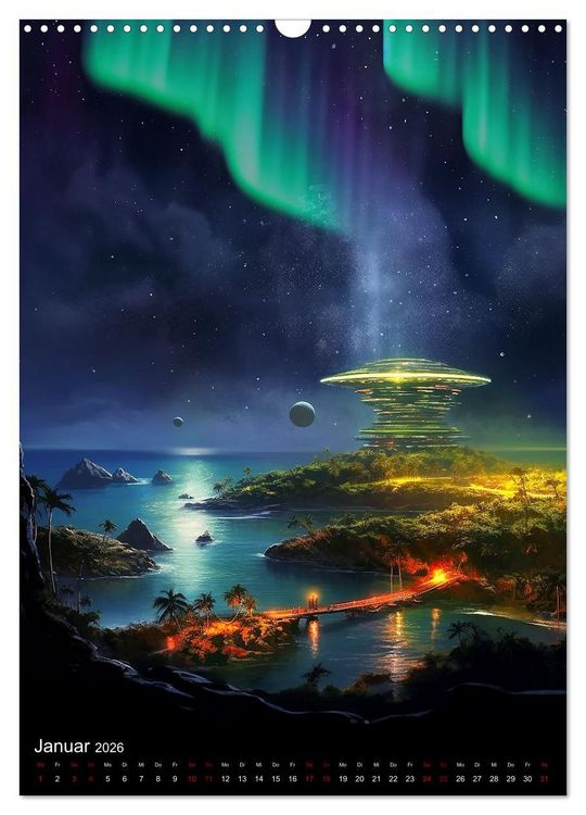 Produktbild: Per Anhalter durch den Alpha Quadranten (Wandkalender 2026 DIN A3 hoch), CALVENDO Monatskalender