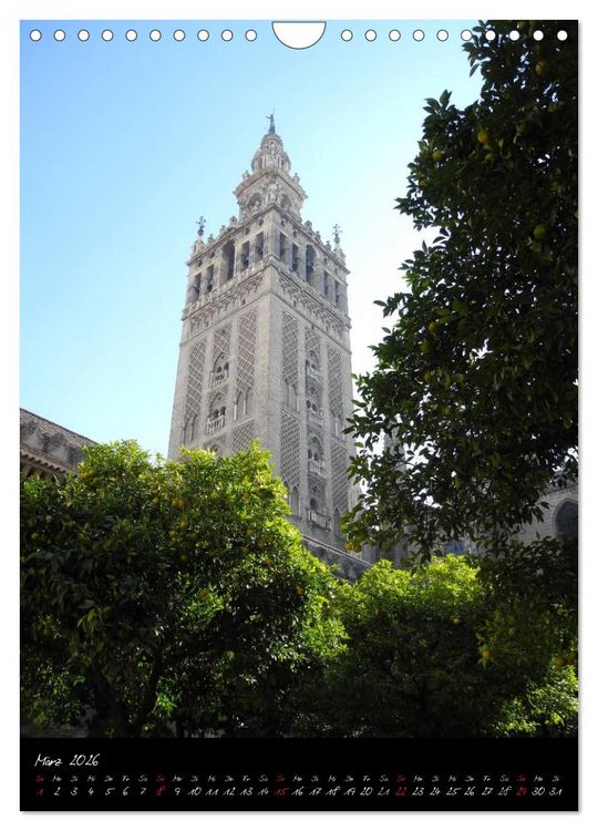 Produktbild: Sevilla (Wandkalender 2026 DIN A4 hoch), CALVENDO Monatskalender