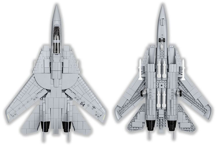 Produktbild: COBI 5811 - TOP GUN F-14 TOMCAT, 715 Klemmbausteine 2 Figuren
