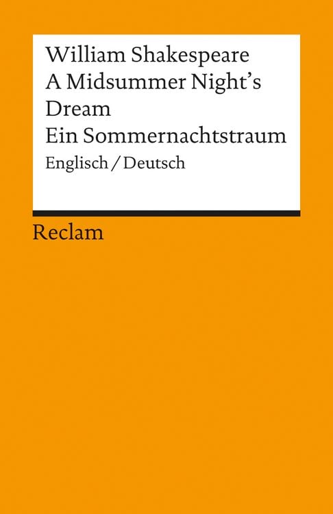 Produktbild: Ein Sommernachtstraum / A Midsummer Night's Dream