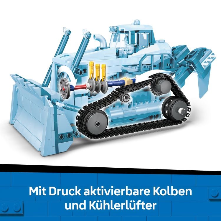 Produktbild: LEGO City Gelber Bulldozer, Spielset f&uuml;r Kinder ab 8 Jahren 60466