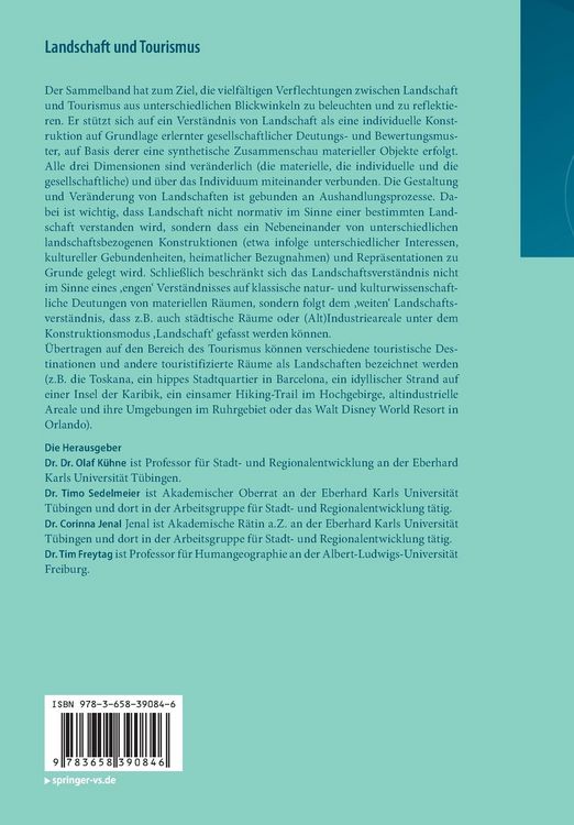 Produktbild: Landschaft und Tourismus