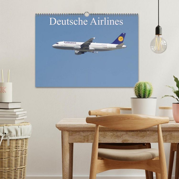 Produktbild: Deutsche Airlines (Wandkalender 2027 DIN A3 quer), CALVENDO Monatskalender
