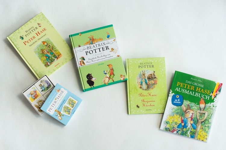 Produktbild: Beatrix Potter - S&auml;mtliche Geschichten von Peter Hase und seinen Freunden