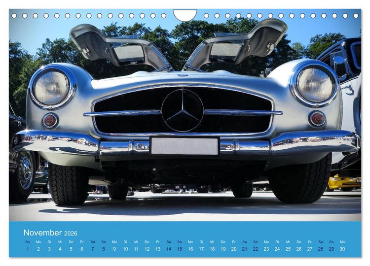 Produktbild: Mercedes Classics (Wandkalender 2026 DIN A4 quer), CALVENDO Monatskalender